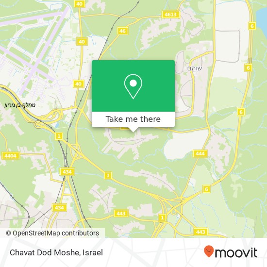 Chavat Dod Moshe map