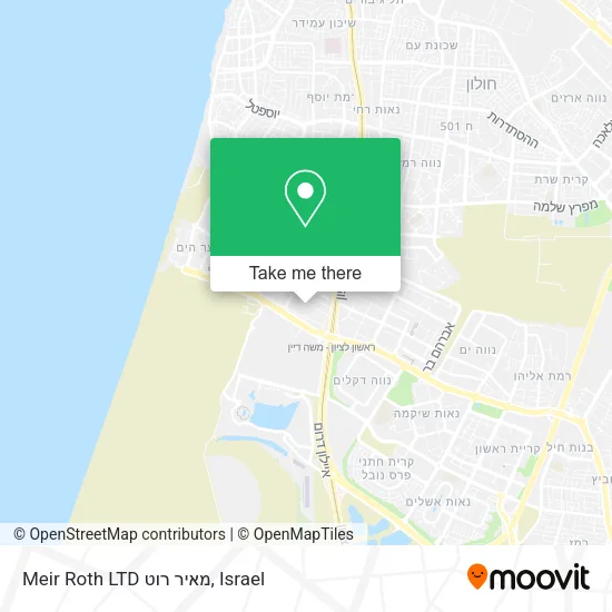 Карта Meir Roth LTD מאיר רוט