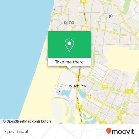 הצדף map