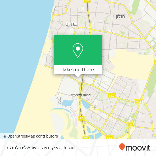 Карта האקדמיה הישראלית לפוקר