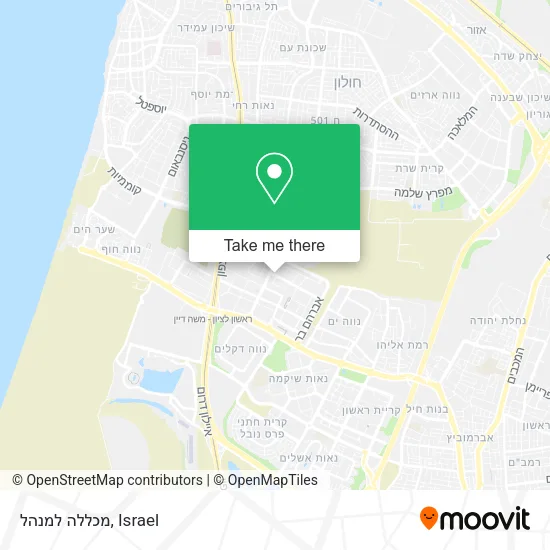Карта מכללה למנהל