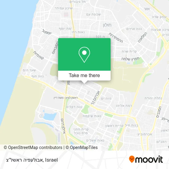 אבולעפיה ראשל"צ map
