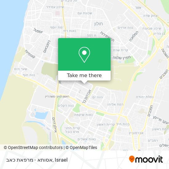 אסותא - מרפאת כאב map