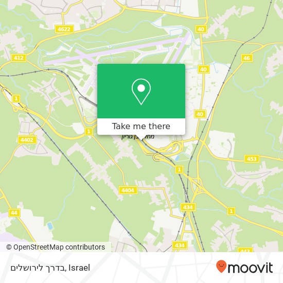 בדרך לירושלים map