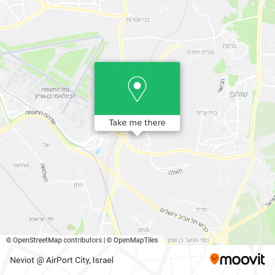 Neviot @ AirPort City map