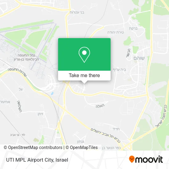 Карта UTI MPL Airport City
