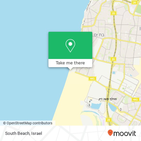 Карта South Beach