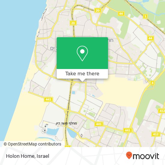 Holon Home map