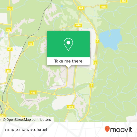 ספא ארבע עונות map