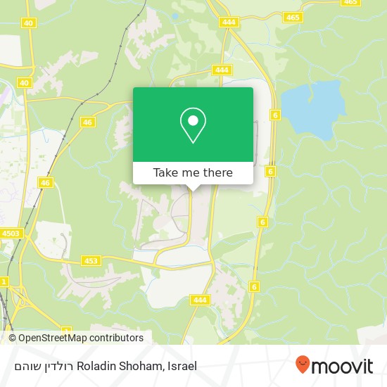 רולדין שוהם Roladin Shoham map