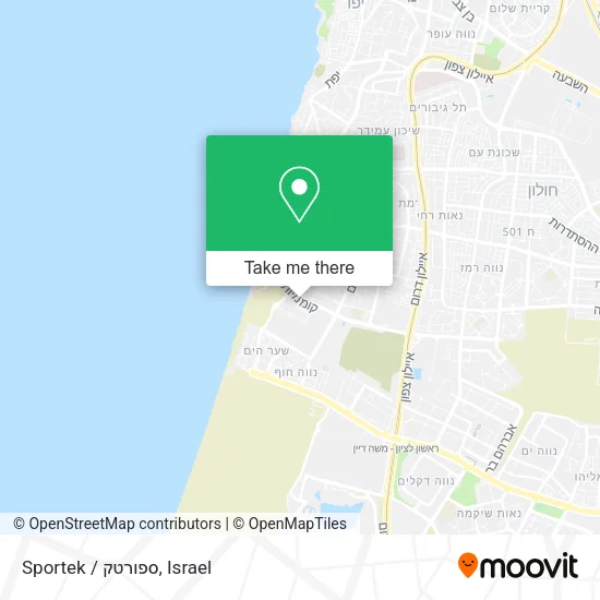 Карта Sportek / ספורטק