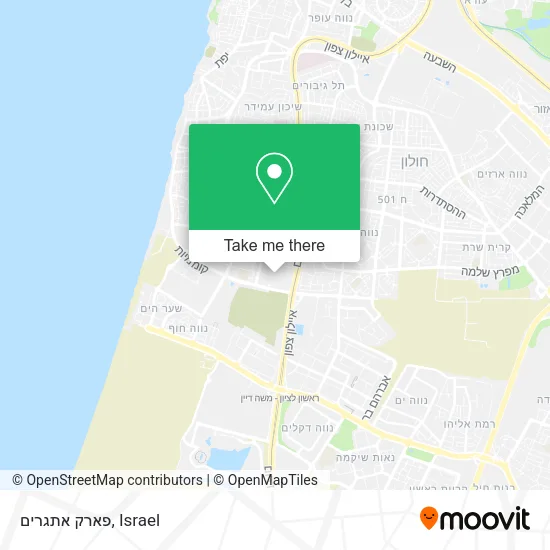 Карта פארק אתגרים