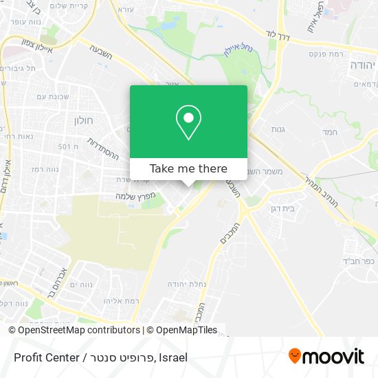 Profit Center / פרופיט סנטר map