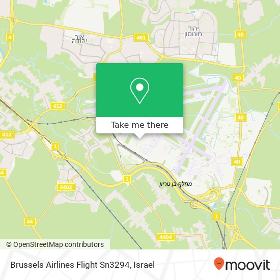 Brussels Airlines Flight Sn3294 map