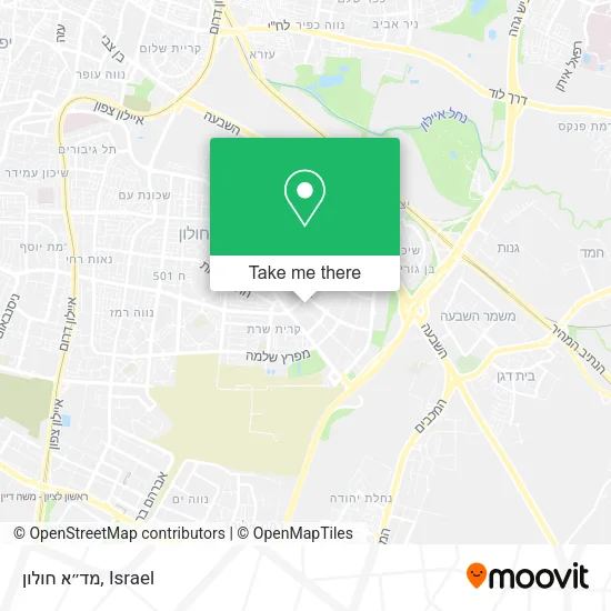 Карта מד״א חולון