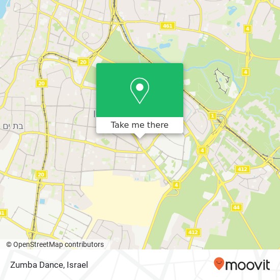 Zumba Dance map