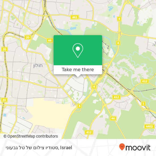 סטודיו צילום של טל גבעוני map