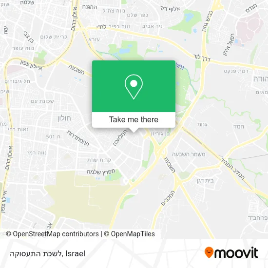 Карта לשכת התעסוקה