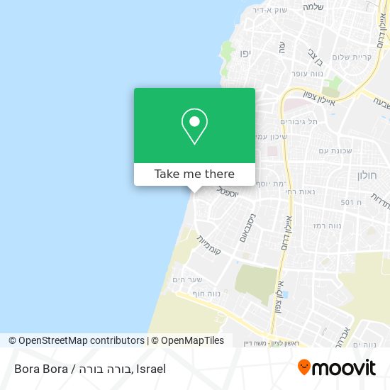 Bora Bora / בורה בורה map