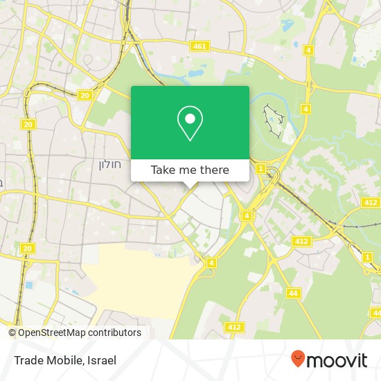 Trade Mobile map