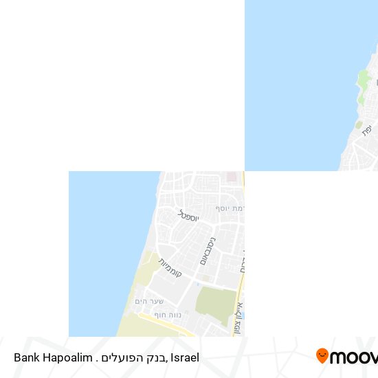 Bank Hapoalim . בנק הפועלים map