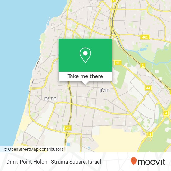 Карта Drink Point Holon | Struma Square