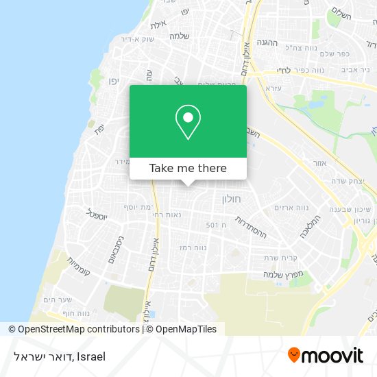 דואר ישראל map