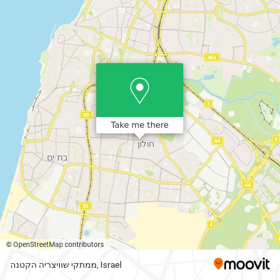 ממתקי שוויצריה הקטנה map