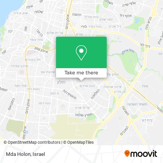 Карта Mda Holon