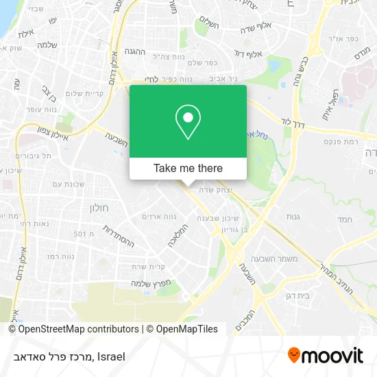 Карта מרכז פרל סאדאב