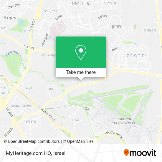 Карта MyHeritage.com HQ