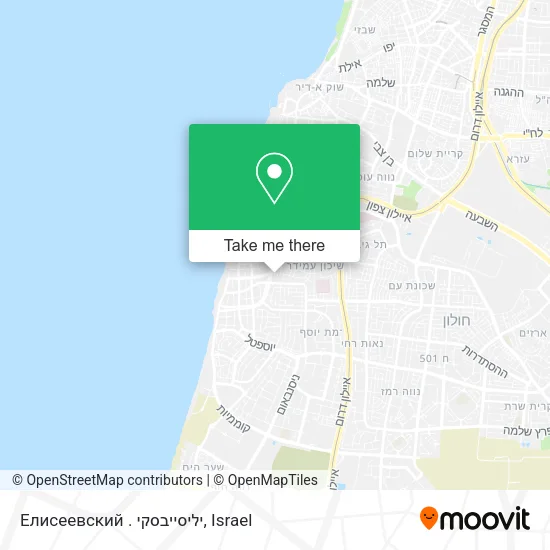 Карта Елисеевский . יליסייבסקי