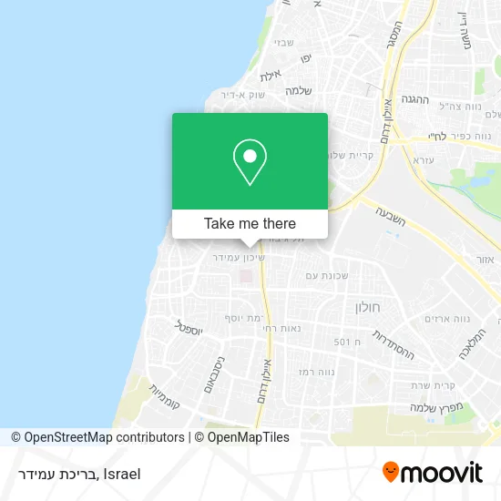 Карта בריכת עמידר