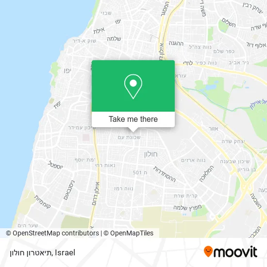 Карта תיאטרון חולון