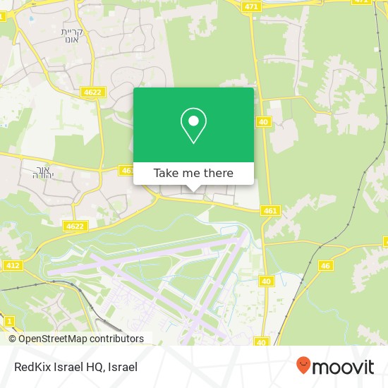 RedKix Israel HQ map
