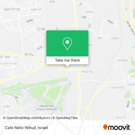 Карта Cafe Neto Yehud