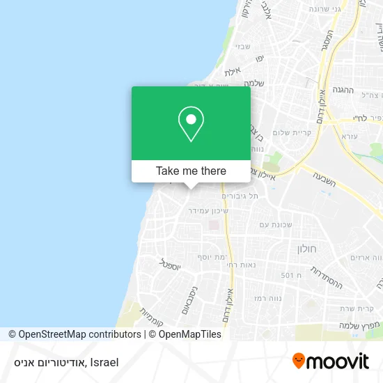 Карта אודיטוריום אניס