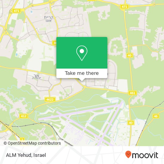 ALM Yehud map