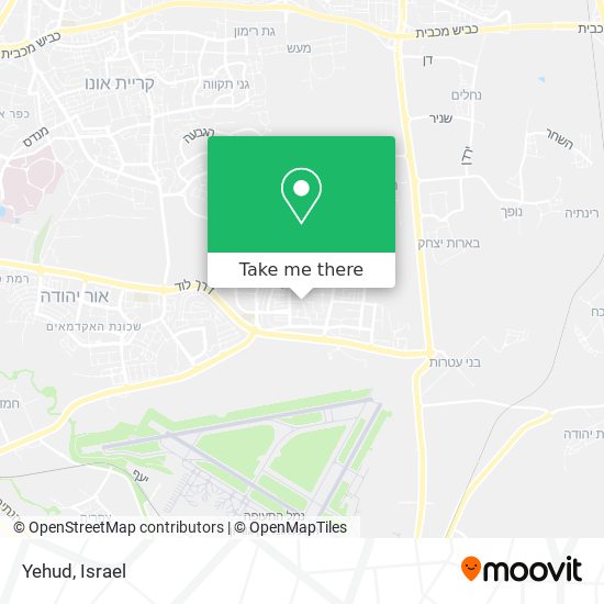 Карта Yehud