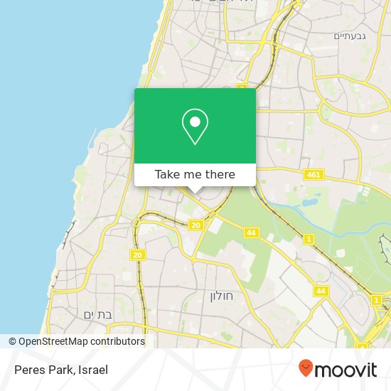 Карта Peres Park