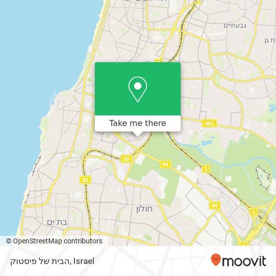 הבית של פיסטוק map