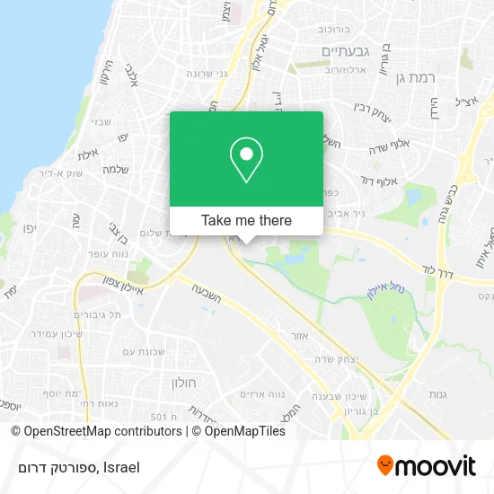 Карта ספורטק דרום