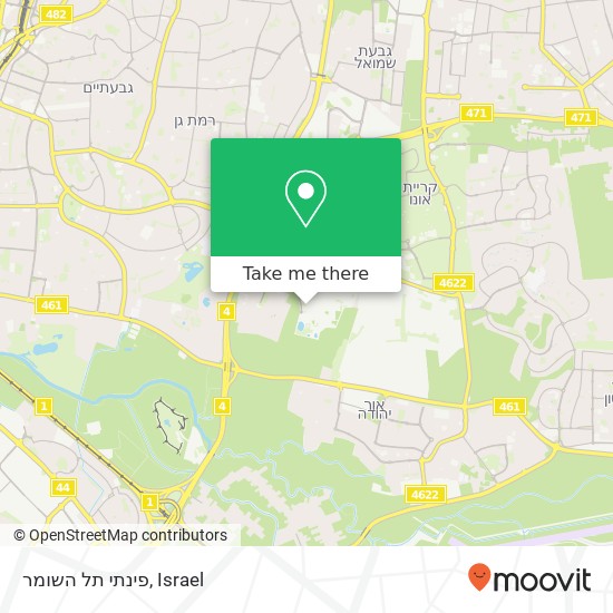 פינתי תל השומר map