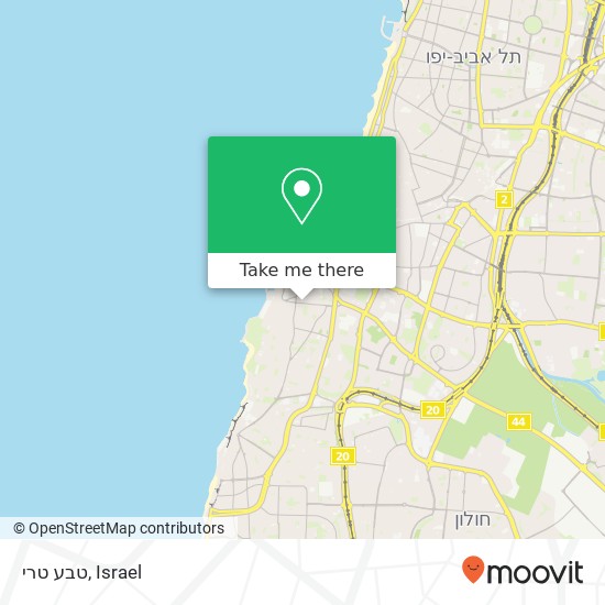 טבע טרי map