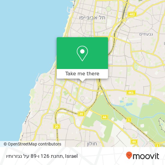 תחנת 126 ו-89 על נגזרותיו map