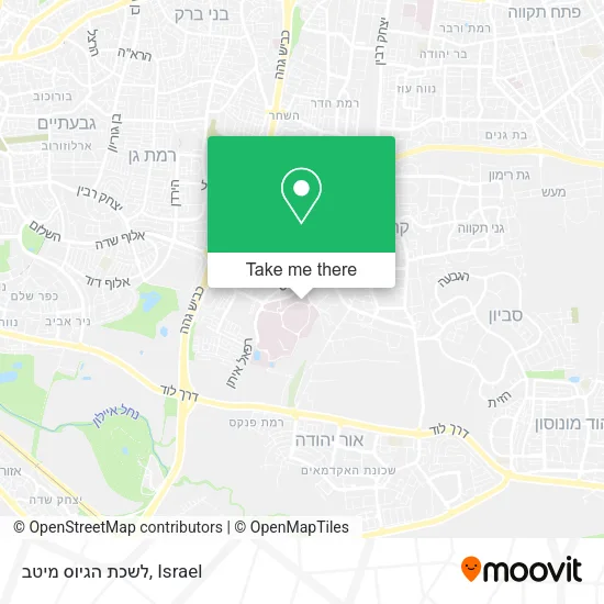 לשכת הגיוס מיטב map