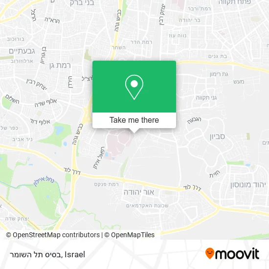 Карта בסיס תל השומר
