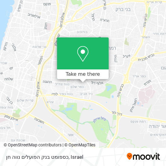 כספומט בנק הפועלים נווה חן map