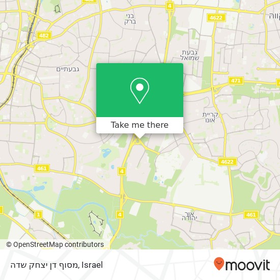 Карта מסוף דן יצחק שדה