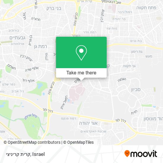 Карта קרית קריניצי